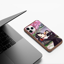 Чехол iPhone 11 Pro матовый Кагуя - Синомия Love is war Госпожа, цвет: 3D-коричневый — фото 2