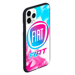 Чехол iPhone 11 Pro матовый Fiat Neon Gradient, цвет: 3D-черный — фото 2