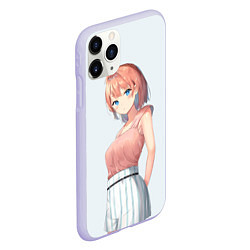 Чехол iPhone 11 Pro матовый Iroha Isshiki OreGairu, цвет: 3D-светло-сиреневый — фото 2