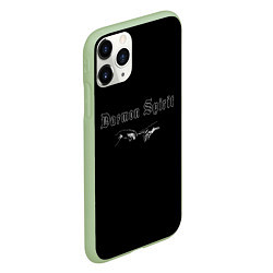 Чехол iPhone 11 Pro матовый Daemon Spirit Black - Feel, цвет: 3D-салатовый — фото 2