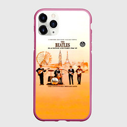 Чехол iPhone 11 Pro матовый The Beatles Blackpool And Paris 1964-65, цвет: 3D-малиновый