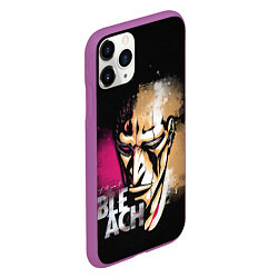 Чехол iPhone 11 Pro матовый Кенпачи Зараки Bleach, цвет: 3D-фиолетовый — фото 2