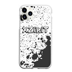 Чехол iPhone 11 Pro матовый Рэпер Xzibit в стиле граффити, цвет: 3D-белый