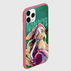 Чехол iPhone 11 Pro матовый Made in Abyss аниме Наначи, цвет: 3D-малиновый — фото 2