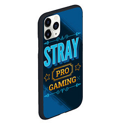 Чехол iPhone 11 Pro матовый Игра Stray: pro gaming, цвет: 3D-черный — фото 2