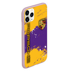 Чехол iPhone 11 Pro матовый PORSCHE- LAKERS COLORS, цвет: 3D-розовый — фото 2