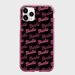 Чехол iPhone 11 Pro матовый Barbie - Барби, цвет: 3D-малиновый