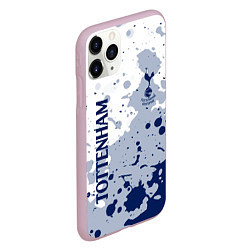 Чехол iPhone 11 Pro матовый Tottenham hotspur Брызги красок, цвет: 3D-розовый — фото 2