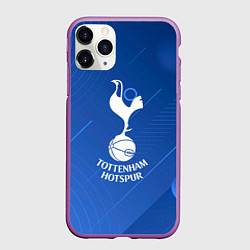 Чехол iPhone 11 Pro матовый Tottenham hotspur SPORT, цвет: 3D-фиолетовый