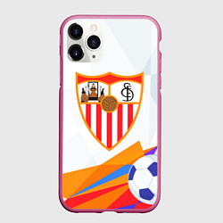 Чехол iPhone 11 Pro матовый Sevilla Абстракция, цвет: 3D-малиновый