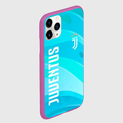 Чехол iPhone 11 Pro матовый Ювентус Абстракция, цвет: 3D-фиолетовый — фото 2