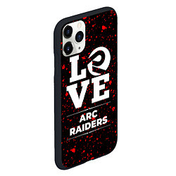 Чехол iPhone 11 Pro матовый ARC Raiders love классика, цвет: 3D-черный — фото 2