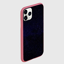 Чехол iPhone 11 Pro матовый Молчаливые космические дали, цвет: 3D-малиновый — фото 2