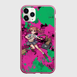 Чехол iPhone 11 Pro матовый Acid Kuroko - Некий научный Рейлган, цвет: 3D-малиновый