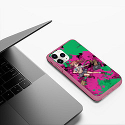 Чехол iPhone 11 Pro матовый Acid Kuroko - Некий научный Рейлган, цвет: 3D-малиновый — фото 2