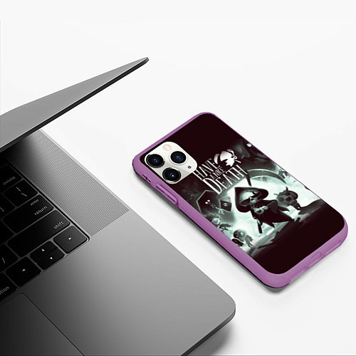 Чехол iPhone 11 Pro матовый Have a Nice Death / 3D-Фиолетовый – фото 3