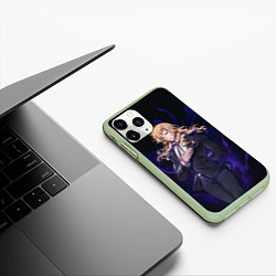 Чехол iPhone 11 Pro матовый Взгляд Франкенштейна - Дворянство, цвет: 3D-салатовый — фото 2
