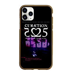 Чехол iPhone 11 Pro матовый Curaetion-25: From There To Here From Here To Ther, цвет: 3D-коричневый