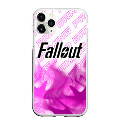 Чехол iPhone 11 Pro матовый Fallout pro gaming: символ сверху