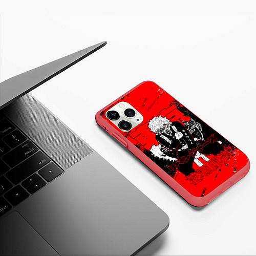 Чехол iPhone 11 Pro матовый Такемичи Ханагаки : Токийские мстители / 3D-Красный – фото 3