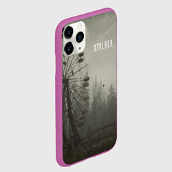 Чехол iPhone 11 Pro матовый STALKER Колесо Обозрения, цвет: 3D-фиолетовый — фото 2