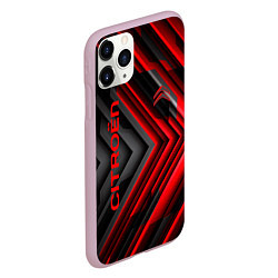 Чехол iPhone 11 Pro матовый Citroёn - спорт, цвет: 3D-розовый — фото 2