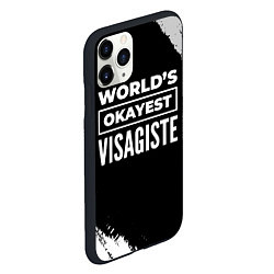 Чехол iPhone 11 Pro матовый Worlds okayest visagiste - dark, цвет: 3D-черный — фото 2