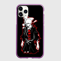 Чехол iPhone 11 Pro матовый Ичиго Курасаки - Блич, цвет: 3D-фиолетовый