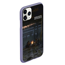 Чехол iPhone 11 Pro матовый STALKER Одиночки В Ангаре, цвет: 3D-серый — фото 2