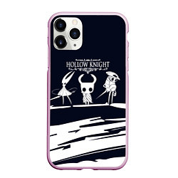 Чехол iPhone 11 Pro матовый Hollow knight - краска, цвет: 3D-розовый