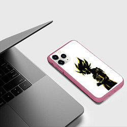 Чехол iPhone 11 Pro матовый Dragonball, цвет: 3D-малиновый — фото 2