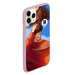 Чехол iPhone 11 Pro матовый BTS Love Yourself Sky, цвет: 3D-розовый — фото 2