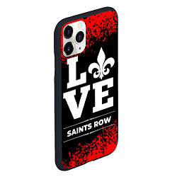 Чехол iPhone 11 Pro матовый Saints Row love классика, цвет: 3D-черный — фото 2