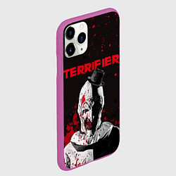 Чехол iPhone 11 Pro матовый Фильм Ужасающий, цвет: 3D-фиолетовый — фото 2
