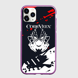 Чехол iPhone 11 Pro матовый Code vein Краска, цвет: 3D-фиолетовый