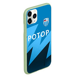 Чехол iPhone 11 Pro матовый Ротор - Волгоград - Футбольный клуб, цвет: 3D-салатовый — фото 2