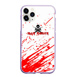Чехол iPhone 11 Pro матовый Iron Maiden rock Senjutsu, цвет: 3D-светло-сиреневый