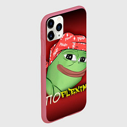 Чехол iPhone 11 Pro матовый Ricardo Pepe, цвет: 3D-малиновый — фото 2