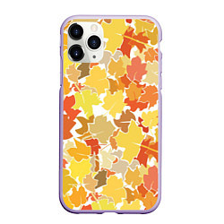 Чехол iPhone 11 Pro матовый Осенний дар, цвет: 3D-светло-сиреневый