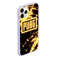 Чехол iPhone 11 Pro матовый PUBG neon, цвет: 3D-светло-сиреневый — фото 2