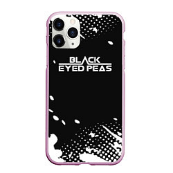 Чехол iPhone 11 Pro матовый Black eyed peas краска, цвет: 3D-розовый