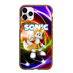 Чехол iPhone 11 Pro матовый Майлз Тейлз Прауэр - Sonic - Видеоигра, цвет: 3D-коричневый