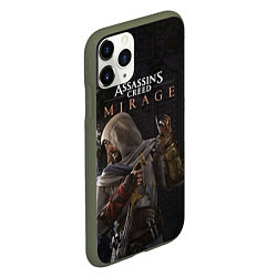 Чехол iPhone 11 Pro матовый Скрытый Басим Assassins creed mirage, цвет: 3D-темно-зеленый — фото 2