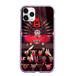 Чехол iPhone 11 Pro матовый Cult of the Lamb - Обряд, цвет: 3D-светло-сиреневый