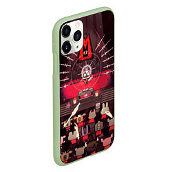 Чехол iPhone 11 Pro матовый Cult of the Lamb - Обряд, цвет: 3D-салатовый — фото 2