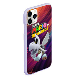 Чехол iPhone 11 Pro матовый Dry Bones - Super Mario 3D World - Nintendo, цвет: 3D-светло-сиреневый — фото 2