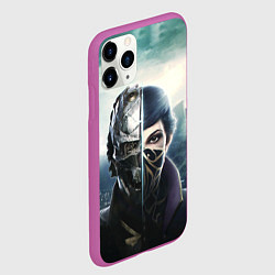 Чехол iPhone 11 Pro матовый Dishonored - Эмили Колдуин, цвет: 3D-фиолетовый — фото 2