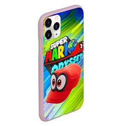 Чехол iPhone 11 Pro матовый Super Mario Odyssey - Nintendo - Бейсболка, цвет: 3D-розовый — фото 2