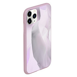Чехол iPhone 11 Pro матовый Розовый абстрактный бархат, цвет: 3D-розовый — фото 2