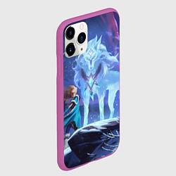 Чехол iPhone 11 Pro матовый Новая личность Кристал Мэйдн, цвет: 3D-фиолетовый — фото 2